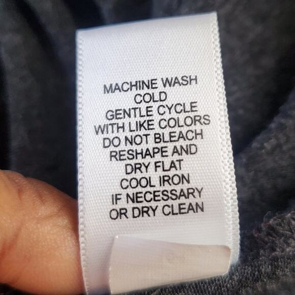 Cable & Gauge Gray Turtleneck Tent Top Size L - Picture 6 of 7